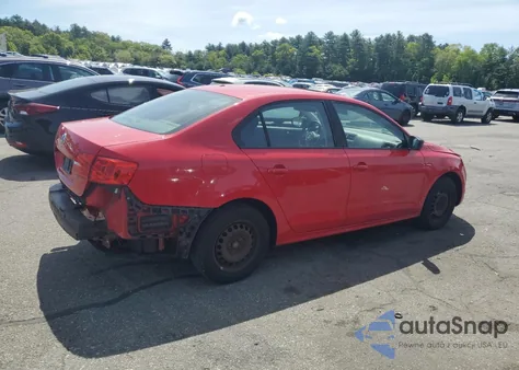 2012 Volkswagen Jetta Base из США, поврежденный, VIN 3VW2K7AJ6CM371956